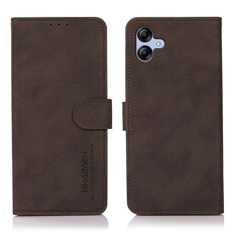 Custodia per telefono in pelle con texture opaca KHAZNEH, For Samsung Galaxy A07 5G/A08 5G, For Samsung Galaxy A17 5G/A18 5G, For Samsung Galaxy A57 5G, For Samsung Galaxy A37 5G, For Samsung Galaxy A27 5G, For Samsung Galaxy A56 5G
