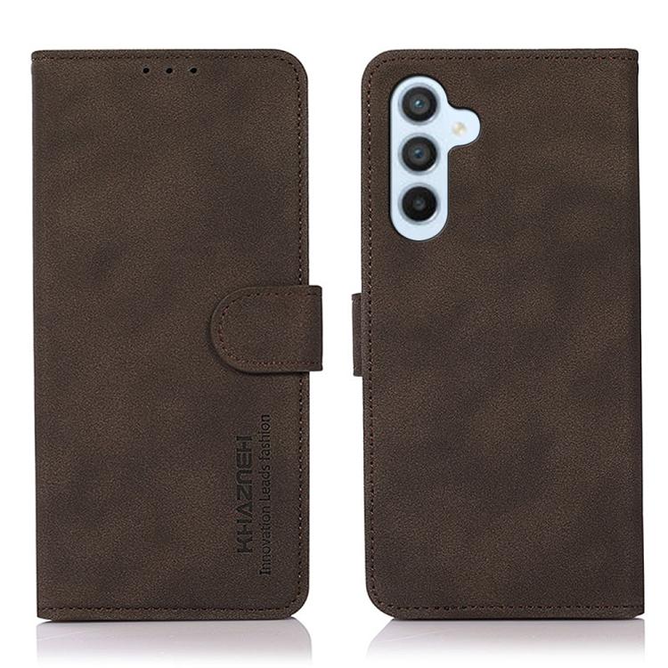 Custodia per telefono in pelle con texture opaca KHAZNEH, For Samsung Galaxy A07 5G/A08 5G, For Samsung Galaxy A17 5G/A18 5G, For Samsung Galaxy A57 5G, For Samsung Galaxy A37 5G, For Samsung Galaxy A27 5G, For Samsung Galaxy A56 5G