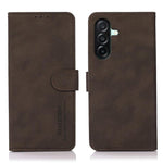 Custodia per telefono in pelle con texture opaca KHAZNEH, For Samsung Galaxy A07 5G/A08 5G, For Samsung Galaxy A17 5G/A18 5G, For Samsung Galaxy A57 5G, For Samsung Galaxy A37 5G, For Samsung Galaxy A27 5G, For Samsung Galaxy A56 5G