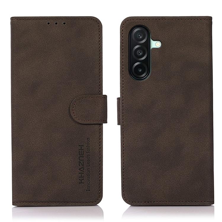 Custodia per telefono in pelle con texture opaca KHAZNEH, For Samsung Galaxy A07 5G/A08 5G, For Samsung Galaxy A17 5G/A18 5G, For Samsung Galaxy A57 5G, For Samsung Galaxy A37 5G, For Samsung Galaxy A27 5G, For Samsung Galaxy A56 5G