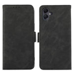 Custodia per telefono in pelle magnetica RFID satinata ABEEL, For Samsung Galaxy A06 4G