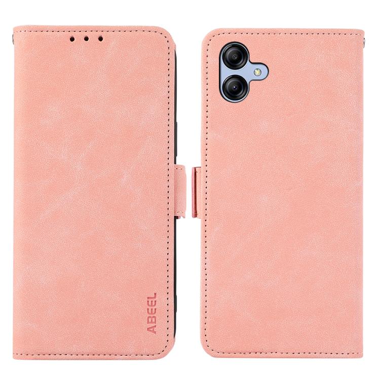 Custodia per telefono in pelle magnetica RFID satinata ABEEL, For Samsung Galaxy A07 5G/A08 5G, For Samsung Galaxy A17 5G/A18 5G, For Samsung Galaxy A57 5G, For Samsung Galaxy A37 5G