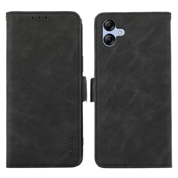 Custodia per telefono in pelle magnetica RFID satinata ABEEL, For Samsung Galaxy A07 5G/A08 5G, For Samsung Galaxy A17 5G/A18 5G, For Samsung Galaxy A57 5G, For Samsung Galaxy A37 5G