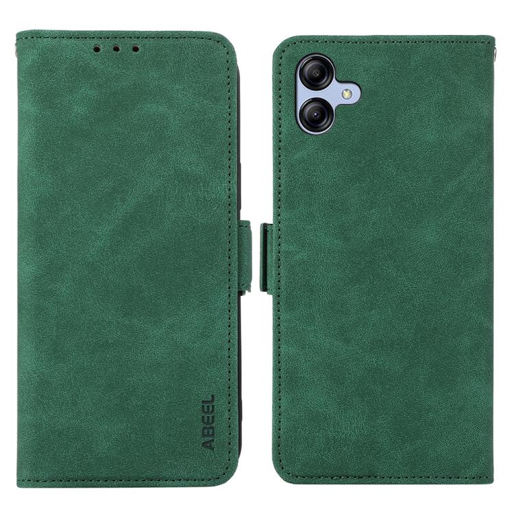 Custodia per telefono in pelle magnetica RFID satinata ABEEL, For Samsung Galaxy A07 5G/A08 5G, For Samsung Galaxy A17 5G/A18 5G, For Samsung Galaxy A57 5G, For Samsung Galaxy A37 5G