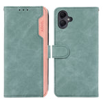 Custodia per telefono in pelle magnetica RFID ABEEL Color Block, For Samsung Galaxy A06 4G
