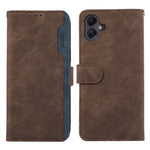 Custodia per telefono in pelle magnetica RFID ABEEL Color Block, For Samsung Galaxy A06 4G