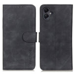 Custodia per telefono in pelle con flip orizzontale e texture retrò KHAZNEH, For Samsung Galaxy A26 5G, For Samsung Galaxy A36 5G, For Samsung Galaxy A16 5G, For Samsung Galaxy A06 4G