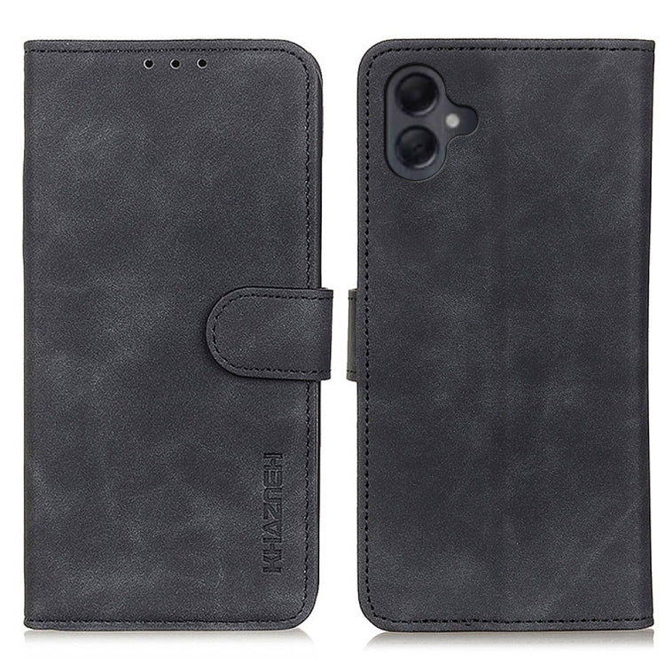 Custodia per telefono in pelle con flip orizzontale e texture retrò KHAZNEH, For Samsung Galaxy A26 5G, For Samsung Galaxy A36 5G, For Samsung Galaxy A16 5G, For Samsung Galaxy A06 4G