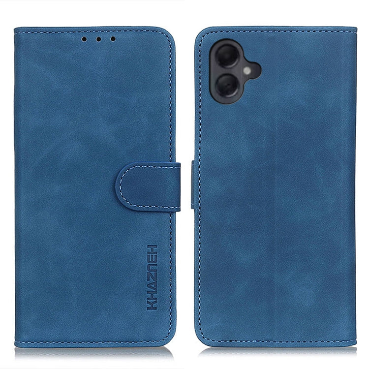 Custodia per telefono in pelle con flip orizzontale e texture retrò KHAZNEH, For Samsung Galaxy A26 5G, For Samsung Galaxy A36 5G, For Samsung Galaxy A16 5G, For Samsung Galaxy A06 4G