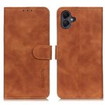 Custodia per telefono in pelle con flip orizzontale e texture retrò KHAZNEH, For Samsung Galaxy A26 5G, For Samsung Galaxy A36 5G, For Samsung Galaxy A16 5G, For Samsung Galaxy A06 4G