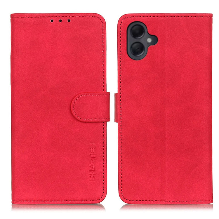 Custodia per telefono in pelle con flip orizzontale e texture retrò KHAZNEH, For Samsung Galaxy A26 5G, For Samsung Galaxy A36 5G, For Samsung Galaxy A16 5G, For Samsung Galaxy A06 4G