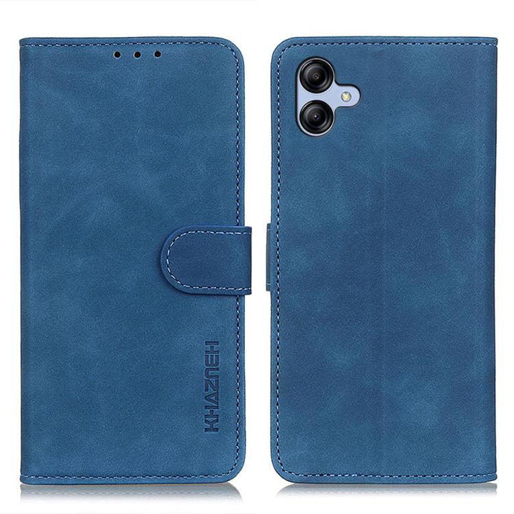 Custodia per telefono in pelle con flip orizzontale e texture retrò KHAZNEH, For Samsung Galaxy A07 5G/A08 5G, For Samsung Galaxy A17 5G/A18 5G, For Samsung Galaxy A57 5G, For Samsung Galaxy A37 5G, For Samsung Galaxy A27 5G, For Samsung Galaxy A56 5G