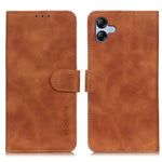 Custodia per telefono in pelle con flip orizzontale e texture retrò KHAZNEH, For Samsung Galaxy A07 5G/A08 5G, For Samsung Galaxy A17 5G/A18 5G, For Samsung Galaxy A57 5G, For Samsung Galaxy A37 5G, For Samsung Galaxy A27 5G, For Samsung Galaxy A56 5G