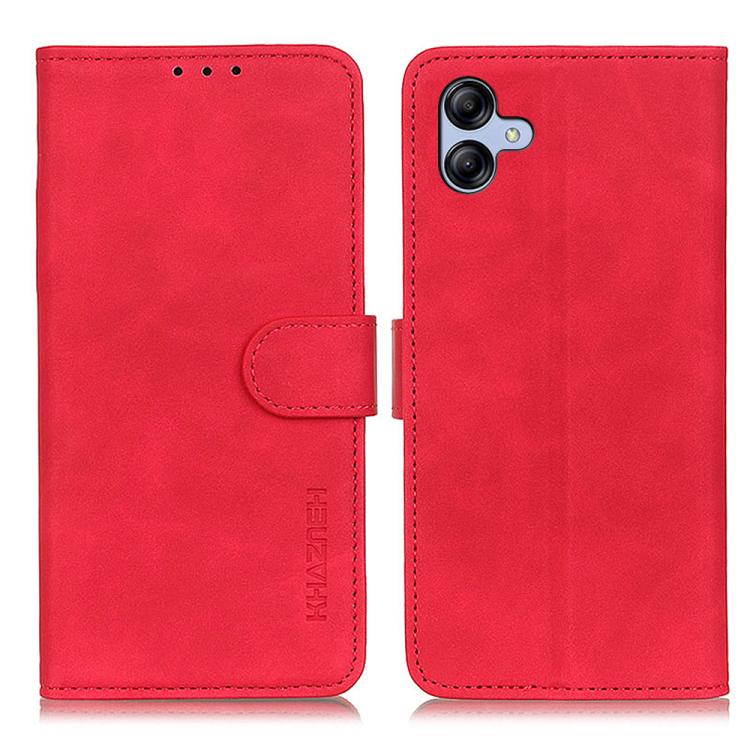 Custodia per telefono in pelle con flip orizzontale e texture retrò KHAZNEH, For Samsung Galaxy A07 5G/A08 5G, For Samsung Galaxy A17 5G/A18 5G, For Samsung Galaxy A57 5G, For Samsung Galaxy A37 5G, For Samsung Galaxy A27 5G, For Samsung Galaxy A56 5G