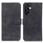 Custodia per telefono in pelle con flip orizzontale e texture retrò KHAZNEH, For Samsung Galaxy A07 5G/A08 5G, For Samsung Galaxy A17 5G/A18 5G, For Samsung Galaxy A57 5G, For Samsung Galaxy A37 5G, For Samsung Galaxy A27 5G, For Samsung Galaxy A56 5G