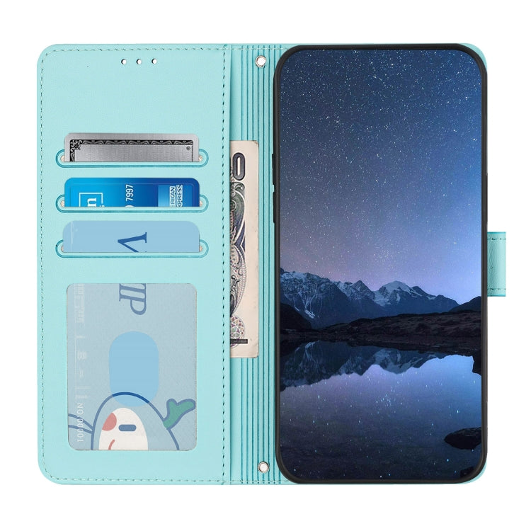 Custodia per telefono in pelle con motivo in rilievo a forma di gatto e ratto, con cordino, For Samsung Galaxy A16 5G, For Samsung Galaxy A06 4G
