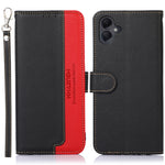 Custodia per telefono RFID in pelle con texture Litchi KHAZNEH, For Samsung Galaxy A26 5G, For Samsung Galaxy A36 5G, For Samsung Galaxy A16 5G, For Samsung Galaxy A06 4G