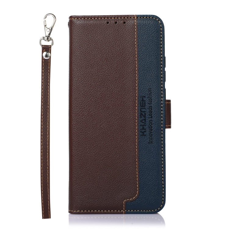 Custodia per telefono RFID in pelle con texture Litchi KHAZNEH, For Samsung Galaxy A26 5G, For Samsung Galaxy A36 5G, For Samsung Galaxy A16 5G, For Samsung Galaxy A06 4G
