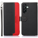 Custodia per telefono RFID in pelle con texture Litchi KHAZNEH, For Samsung Galaxy A07 5G/A08 5G, For Samsung Galaxy A17 5G/A18 5G, For Samsung Galaxy A57 5G, For Samsung Galaxy A37 5G, For Samsung Galaxy A27 5G, For Samsung Galaxy A56 5G