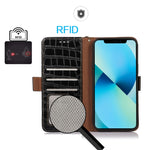Custodia per telefono in pelle di vacchetta con strato superiore in coccodrillo, For Samsung Galaxy A26 5G, For Samsung Galaxy A36, For Samsung Galaxy A06 4G