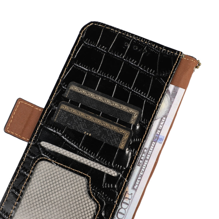 Custodia per telefono in pelle di vacchetta con strato superiore in coccodrillo, For Samsung Galaxy A26 5G, For Samsung Galaxy A36, For Samsung Galaxy A06 4G