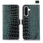 Custodia per telefono in pelle di vacchetta con strato superiore in coccodrillo, For Samsung Galaxy A07 5G/A08 5G, For Samsung Galaxy A17 5G/A18 5G, For Samsung Galaxy A57 5G, For Samsung Galaxy A37 5G, For Samsung Galaxy A27 5G, For Samsung Galaxy A56 5G
