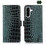 Custodia per telefono in pelle di vacchetta con strato superiore in coccodrillo, For Samsung Galaxy A07 5G/A08 5G, For Samsung Galaxy A17 5G/A18 5G, For Samsung Galaxy A57 5G, For Samsung Galaxy A37 5G, For Samsung Galaxy A27 5G, For Samsung Galaxy A56 5G