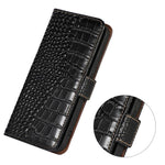 Custodia per telefono in pelle di vacchetta con strato superiore in coccodrillo, For Samsung Galaxy A07 5G/A08 5G, For Samsung Galaxy A17 5G/A18 5G, For Samsung Galaxy A57 5G, For Samsung Galaxy A37 5G, For Samsung Galaxy A27 5G, For Samsung Galaxy A56 5G