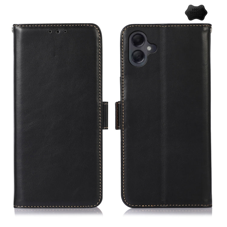 Custodia magnetica per telefono in vera pelle con texture Crazy Horse RFID, For Samsung Galaxy A26 5G, For Samsung Galaxy A36, For Samsung Galaxy A06 4G