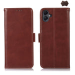 Custodia magnetica per telefono in vera pelle con texture Crazy Horse RFID, For Samsung Galaxy A26 5G, For Samsung Galaxy A36, For Samsung Galaxy A06 4G
