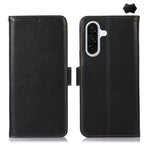 Custodia magnetica per telefono in vera pelle con texture Crazy Horse RFID, For Samsung Galaxy A26 5G, For Samsung Galaxy A36, For Samsung Galaxy A06 4G