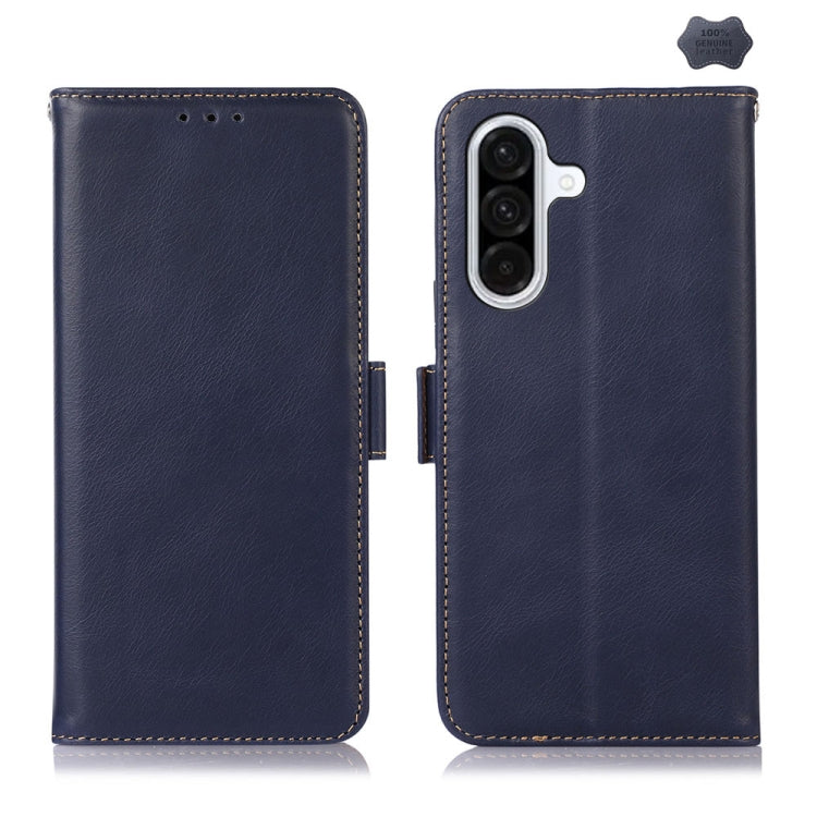 Custodia magnetica per telefono in vera pelle con texture Crazy Horse RFID, For Samsung Galaxy A26 5G, For Samsung Galaxy A36, For Samsung Galaxy A06 4G