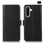Custodia magnetica per telefono in vera pelle con texture Crazy Horse RFID, For Samsung Galaxy A26 5G, For Samsung Galaxy A36, For Samsung Galaxy A06 4G