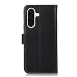 Custodia magnetica per telefono in vera pelle con texture Crazy Horse RFID, For Samsung Galaxy A26 5G, For Samsung Galaxy A36, For Samsung Galaxy A06 4G