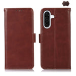 Custodia magnetica per telefono in vera pelle con texture Crazy Horse RFID, For Samsung Galaxy A26 5G, For Samsung Galaxy A36, For Samsung Galaxy A06 4G