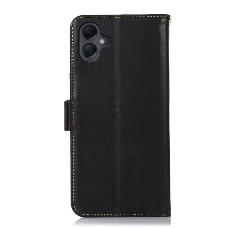 Custodia magnetica per telefono in vera pelle con texture Crazy Horse RFID, For Samsung Galaxy A07 5G/A08 5G, For Samsung Galaxy A17 5G/A18 5G, For Samsung Galaxy A57 5G, For Samsung Galaxy A37 5G, For Samsung Galaxy A27 5G, For Samsung Galaxy A56 5G
