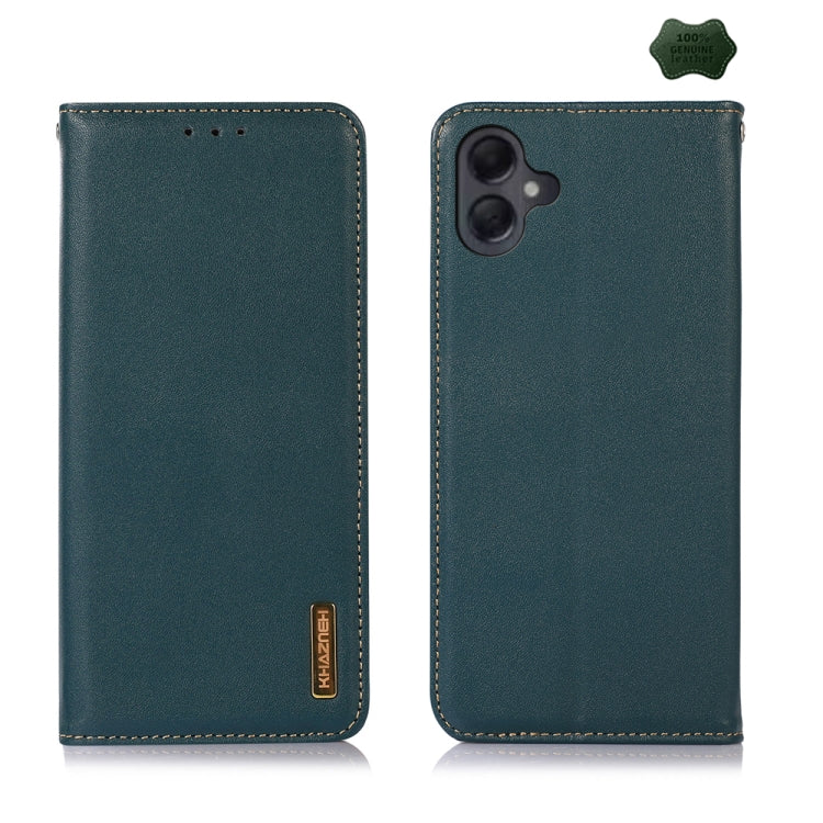 Custodia per telefono in pelle di vacchetta con strato superiore in nappa KHAZNEH, For Samsung Galaxy A26 5G, For Samsung Galaxy A36, For Samsung Galaxy A06 4G