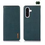 Custodia per telefono in pelle di vacchetta con strato superiore in nappa KHAZNEH, For Samsung Galaxy A26 5G, For Samsung Galaxy A36, For Samsung Galaxy A06 4G