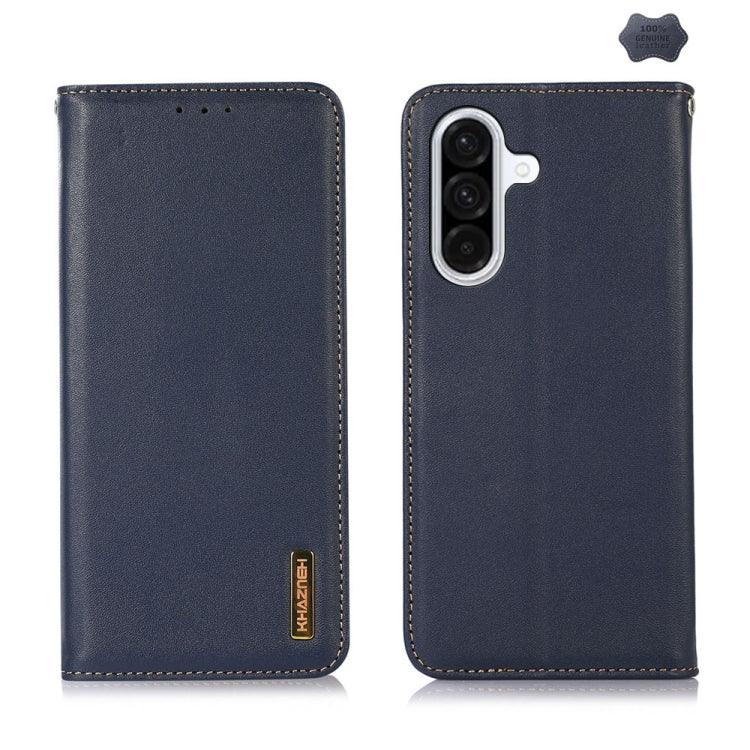 Custodia per telefono in pelle di vacchetta con strato superiore in nappa KHAZNEH, For Samsung Galaxy A26 5G, For Samsung Galaxy A36, For Samsung Galaxy A06 4G