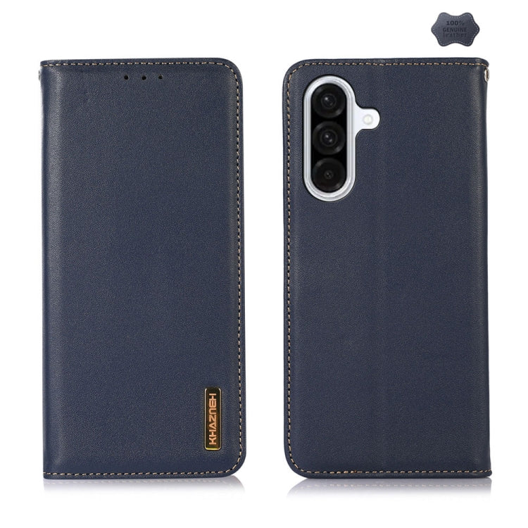 Custodia per telefono in pelle di vacchetta con strato superiore in nappa KHAZNEH, For Samsung Galaxy A26 5G, For Samsung Galaxy A36, For Samsung Galaxy A06 4G