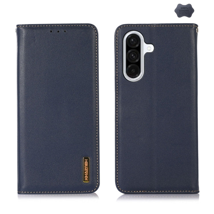 Custodia per telefono in pelle di vacchetta con strato superiore in nappa KHAZNEH, For Samsung Galaxy A07 5G/A08 5G, For Samsung Galaxy A17 5G/A18 5G, For Samsung Galaxy A57 5G, For Samsung Galaxy A37 5G, For Samsung Galaxy A27 5G                      ...