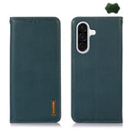 Custodia per telefono in pelle di vacchetta con strato superiore in nappa KHAZNEH, For Samsung Galaxy A07 5G/A08 5G, For Samsung Galaxy A17 5G/A18 5G, For Samsung Galaxy A57 5G, For Samsung Galaxy A37 5G, For Samsung Galaxy A27 5G                      ...