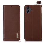 Custodia per telefono in pelle di vacchetta con strato superiore in nappa KHAZNEH, For Samsung Galaxy A07 5G/A08 5G, For Samsung Galaxy A17 5G/A18 5G, For Samsung Galaxy A57 5G, For Samsung Galaxy A37 5G, For Samsung Galaxy A27 5G                      ...