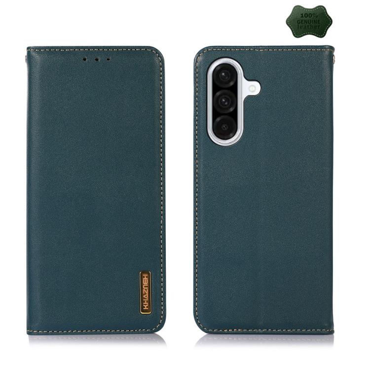 Custodia per telefono in pelle di vacchetta con strato superiore in nappa KHAZNEH, For Samsung Galaxy A07 5G/A08 5G, For Samsung Galaxy A17 5G/A18 5G, For Samsung Galaxy A57 5G, For Samsung Galaxy A37 5G, For Samsung Galaxy A27 5G                      ...