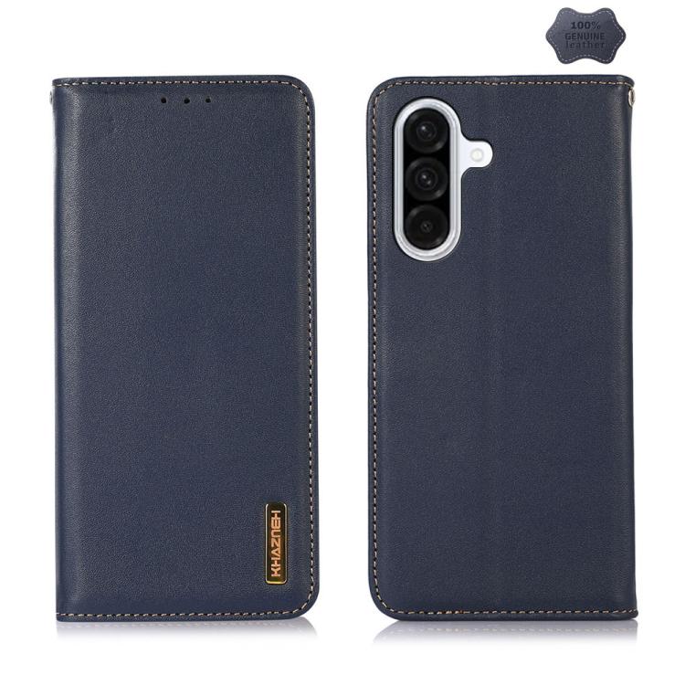 Custodia per telefono in pelle di vacchetta con strato superiore in nappa KHAZNEH, For Samsung Galaxy A07 5G/A08 5G, For Samsung Galaxy A17 5G/A18 5G, For Samsung Galaxy A57 5G, For Samsung Galaxy A37 5G, For Samsung Galaxy A27 5G                      ...
