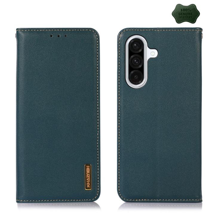 Custodia per telefono in pelle di vacchetta con strato superiore in nappa KHAZNEH, For Samsung Galaxy A07 5G/A08 5G, For Samsung Galaxy A17 5G/A18 5G, For Samsung Galaxy A57 5G, For Samsung Galaxy A37 5G, For Samsung Galaxy A27 5G                      ...