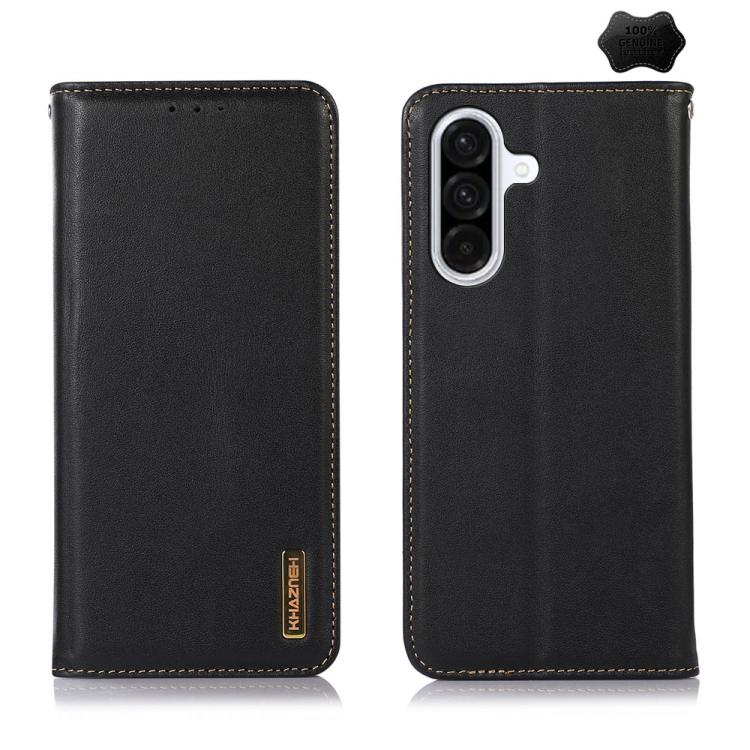 Custodia per telefono in pelle di vacchetta con strato superiore in nappa KHAZNEH, For Samsung Galaxy A07 5G/A08 5G, For Samsung Galaxy A17 5G/A18 5G, For Samsung Galaxy A57 5G, For Samsung Galaxy A37 5G, For Samsung Galaxy A27 5G                      ...