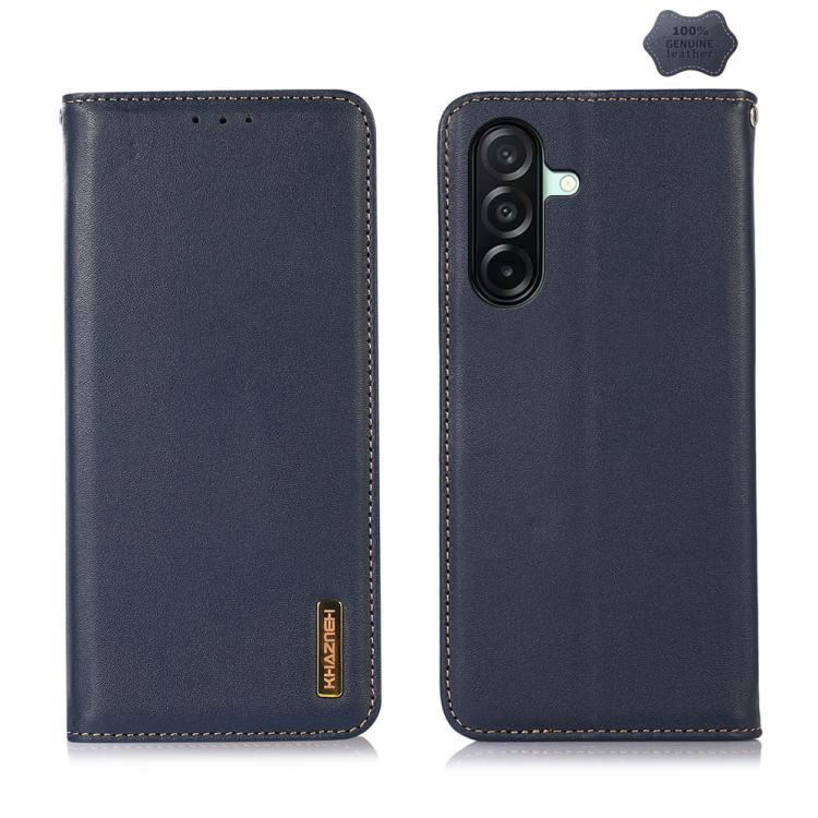 Custodia per telefono in pelle di vacchetta con strato superiore in nappa KHAZNEH, For Samsung Galaxy A07 5G/A08 5G, For Samsung Galaxy A17 5G/A18 5G, For Samsung Galaxy A57 5G, For Samsung Galaxy A37 5G, For Samsung Galaxy A27 5G                      ...