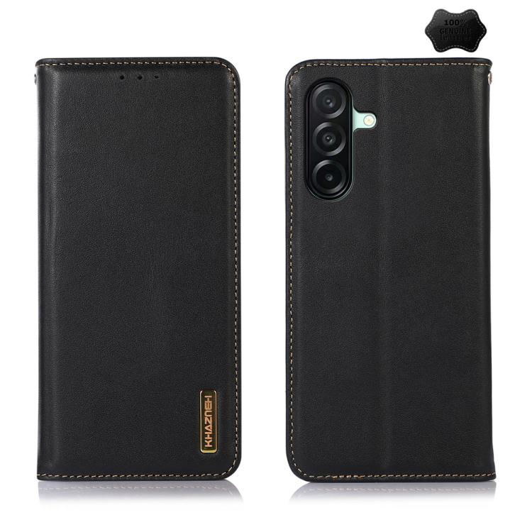 Custodia per telefono in pelle di vacchetta con strato superiore in nappa KHAZNEH, For Samsung Galaxy A07 5G/A08 5G, For Samsung Galaxy A17 5G/A18 5G, For Samsung Galaxy A57 5G, For Samsung Galaxy A37 5G, For Samsung Galaxy A27 5G                      ...