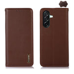 Custodia per telefono in pelle di vacchetta con strato superiore in nappa KHAZNEH, For Samsung Galaxy A07 5G/A08 5G, For Samsung Galaxy A17 5G/A18 5G, For Samsung Galaxy A57 5G, For Samsung Galaxy A37 5G, For Samsung Galaxy A27 5G                      ...